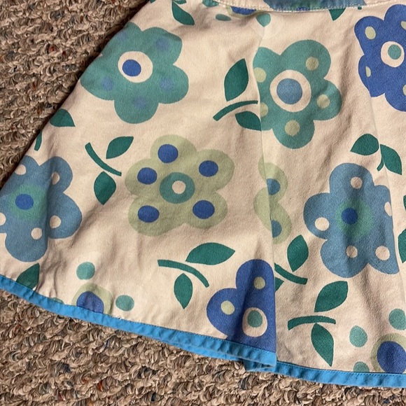 BABY GAP RETRO FLOWER CANVAS TWIRL DRESS 12-18-24 MONTHS HTF EUC - Picture 2 of 6